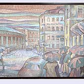 Прогулка, художник Владимир Нойманн