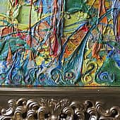 Картина Сосны время и бытие Абстрактная природа Екатерина Лебедева художник (10), художник Екатерина Лебедева