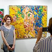 Картина Девушка с розой Любовь Екатерина Лебедева художник (8), художник Екатерина Лебедева