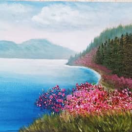 Цветет багульник