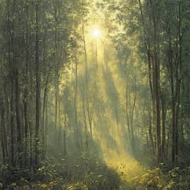 Картина "Лесная благодать"