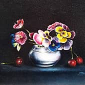 Натюрморт с вишней