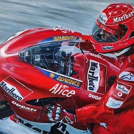 Шумахер на Ducati