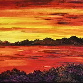 Оранжевый закат