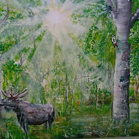 Утро в лесу