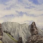 Вид на ущелье Терскол