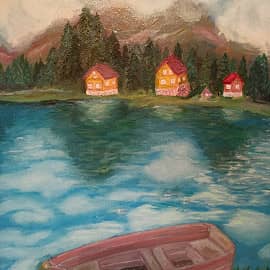 Лодка на реке