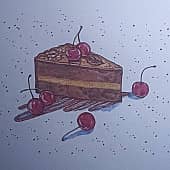 Торт с вишней