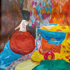 Натюрморт мазками 90-е