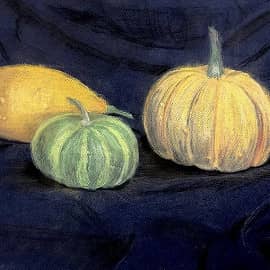 Натюрморт с тыквами