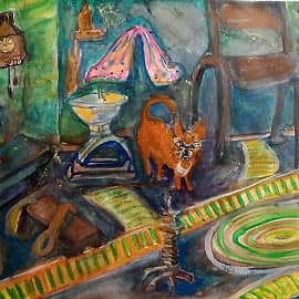 Рыжая собачка