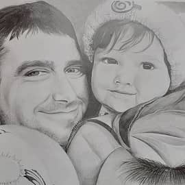 Папа и доченька