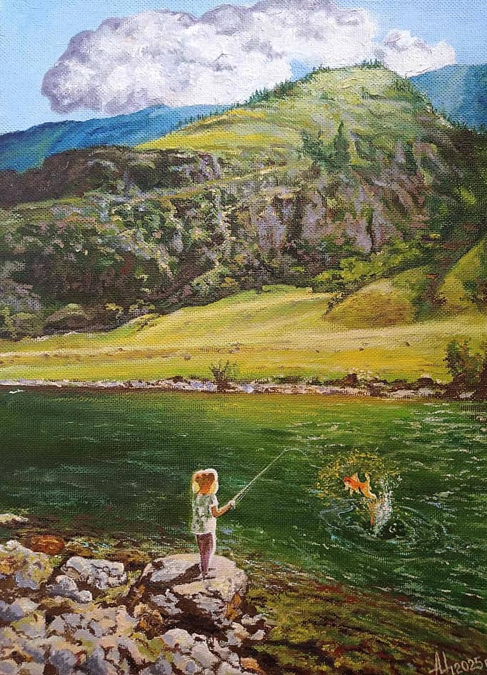 Всплеск с позолотой