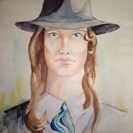 Девушка в шляпе