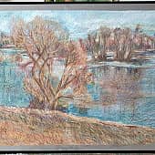 Апрель (1), художник Елена Наумова