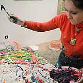 Картина Путешественик в дали от дома Портрет живопись маслом Екатерина Лебедева художник (2), художник Екатерина Лебедева