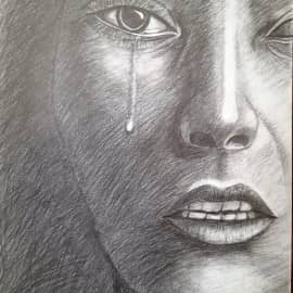 Портретная зарисовка по мастер-классу 5.