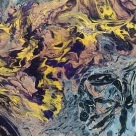 сквозь золото