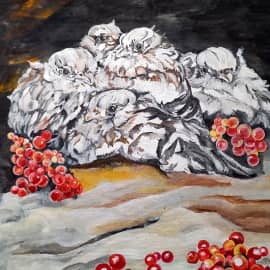 Куропатки. Ночь.