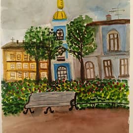 В Никольском сквере