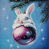 Новогодний зайчик