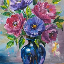 Цветы в вазе 2