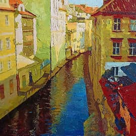 Утро в Праге