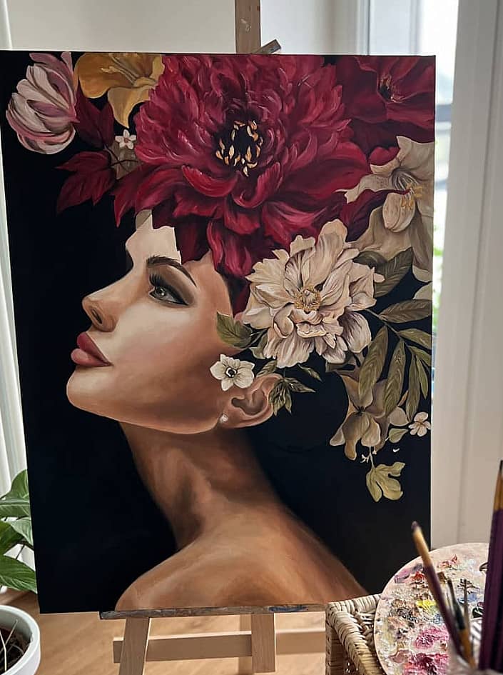 просто красивая девушка