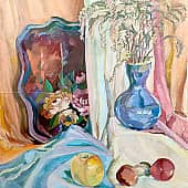 Натюрморт с жостовским подносом