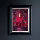 Рождественская свеча (1), художник Валентина Худякова