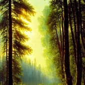 Картина "Звуки леса"