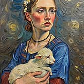 ДАМА С ОВЕЧКОЙ (или "грустный праздник")