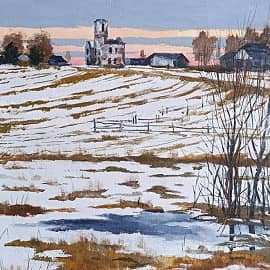 Покинутый храм. Из цикла"Тишины печать..."