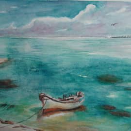 У края моря.