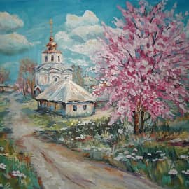 Цветущее дерево.