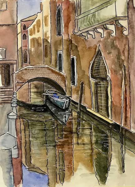 Венеция. Лодка.