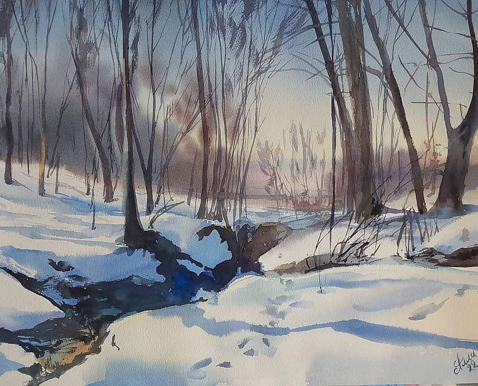 Прогулка в Филевском парке. Март.