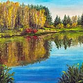 Озеро глубокое