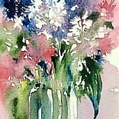 Акварельный букет