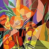 Абстракция цветы