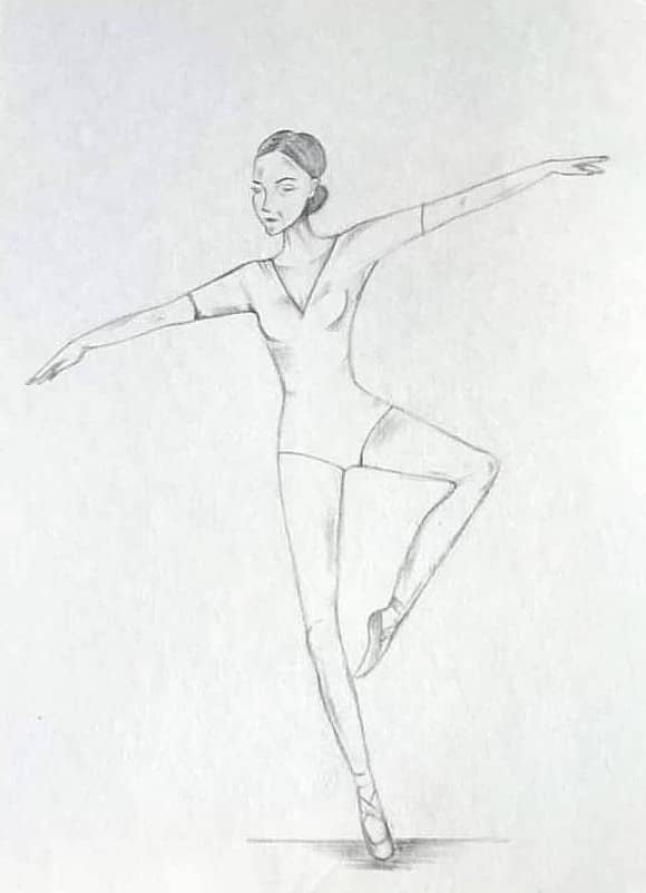 Балерина. Зарисовка