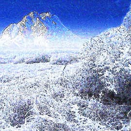 Снежная зима