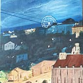 Вечерний Бердянск . По фото (1), художник Наталия