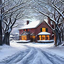 Зимний пейзаж 8