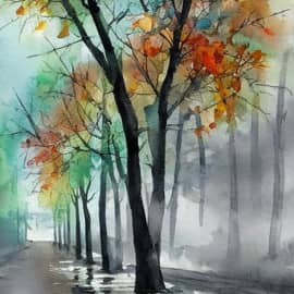 Картина "Грустное настроение"