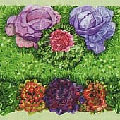 Декоративная капуста на клумбе (Журнал "Приусадебное хозяйство")