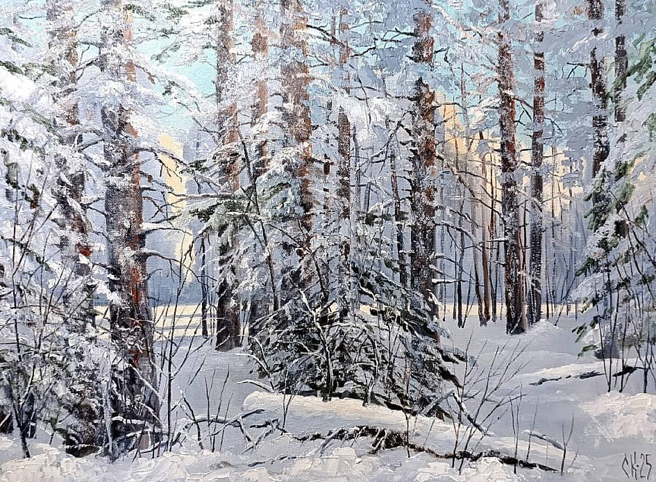 Палитра зимнего леса