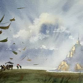 Акварельная Нормандия