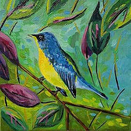 Синяя птичка