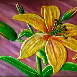 Желтая лилия